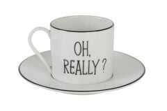 BE HAPPY ÇAY FİNCANI(OH REALLY)