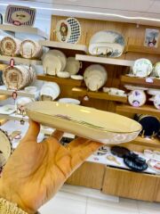 PURE FLEUR KAYIK TABAK DESEN3 20CM