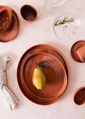 COTTA LIMOGES SERVİS TABAK TERRACOTA 27CM