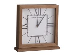 DK5274 SİYAH AHŞAP MASAÜSTÜ SAAT 35X35CM