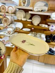 PURE FLEUR KAYIK TABAK DESEN3 25CM