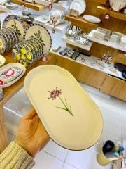 PURE FLEUR KAYIK TABAK DESEN3 25CM