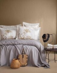 NOBLE GRİ ÇİFT KİŞİLİK BAMBU PİKE TAKIMI