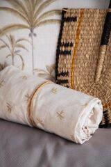 NOBLE GRİ ÇİFT KİŞİLİK BAMBU PİKE TAKIMI