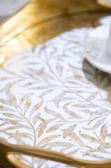 MYRA AYNALI OVAL BÜYÜK TEPSİ 43x35cm