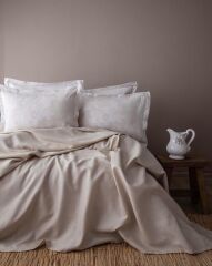 TANYA BEJ ÇİFT KİŞİLİK BAMBU PİKE TAKIMI