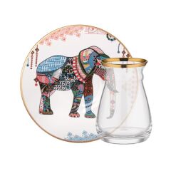 ELEPHANT BEYAZ 6 KİŞİLİK ÇAY SETİ