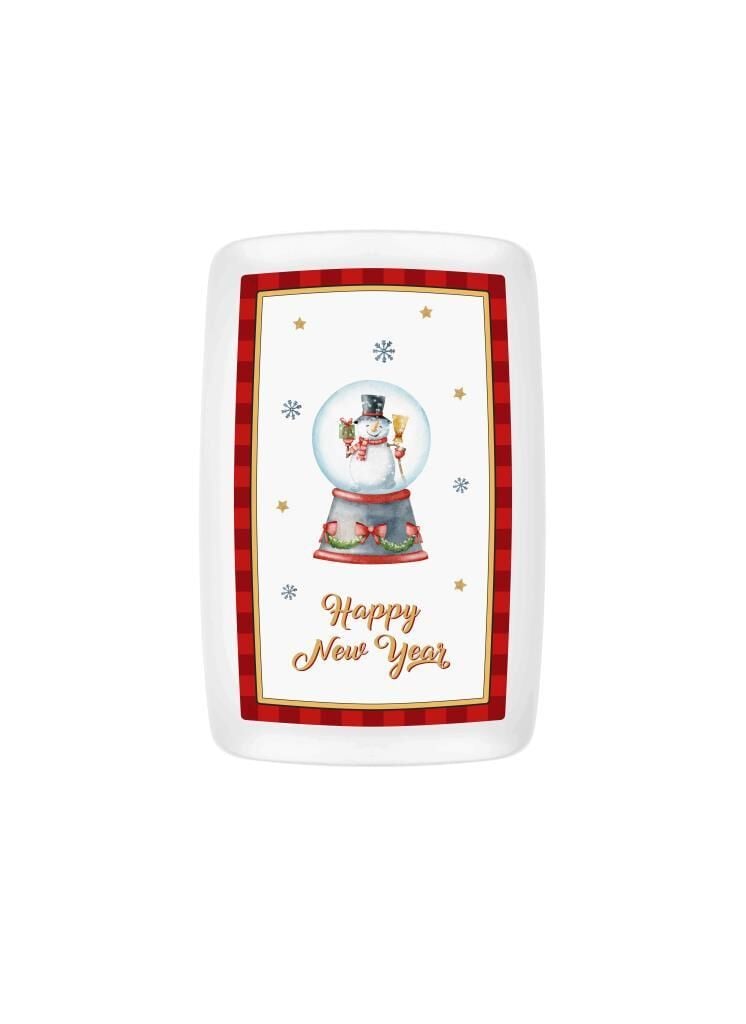 GLOBE DİKDÖRTGEN SERVİS TABAK 34X25CM