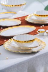 MARLENE GOLD 6 KİŞİLİK 29 PARÇA YEMEK TAKIMI