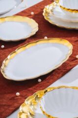 MARLENE GOLD 6 KİŞİLİK 29 PARÇA YEMEK TAKIMI