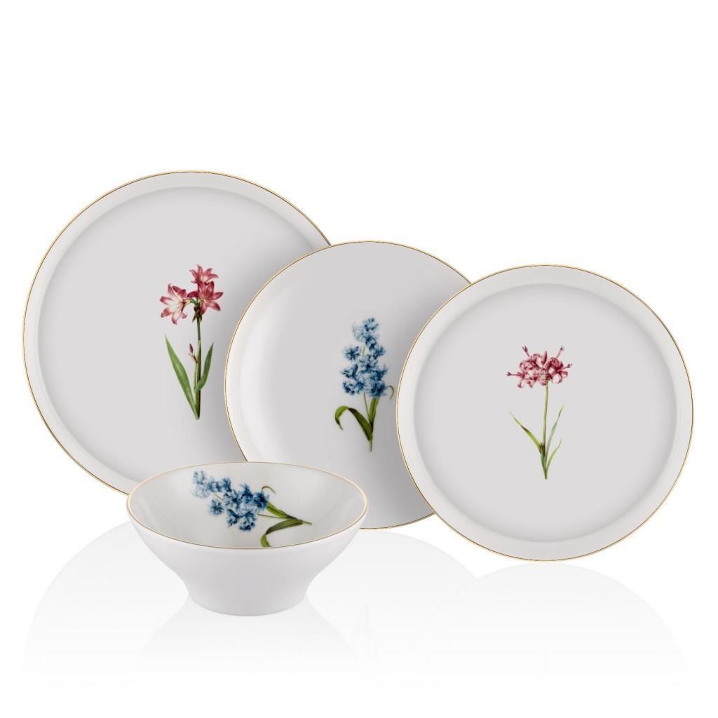 PURE FLEUR 6 KİŞİLİK 24 PARÇA YEMEK TAKIMI
