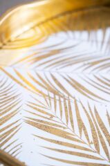 VEGA AYNALI OVAL BÜYÜK TEPSİ 43x35CM