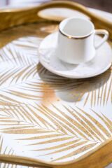 VEGA AYNALI OVAL BÜYÜK TEPSİ 43x35CM