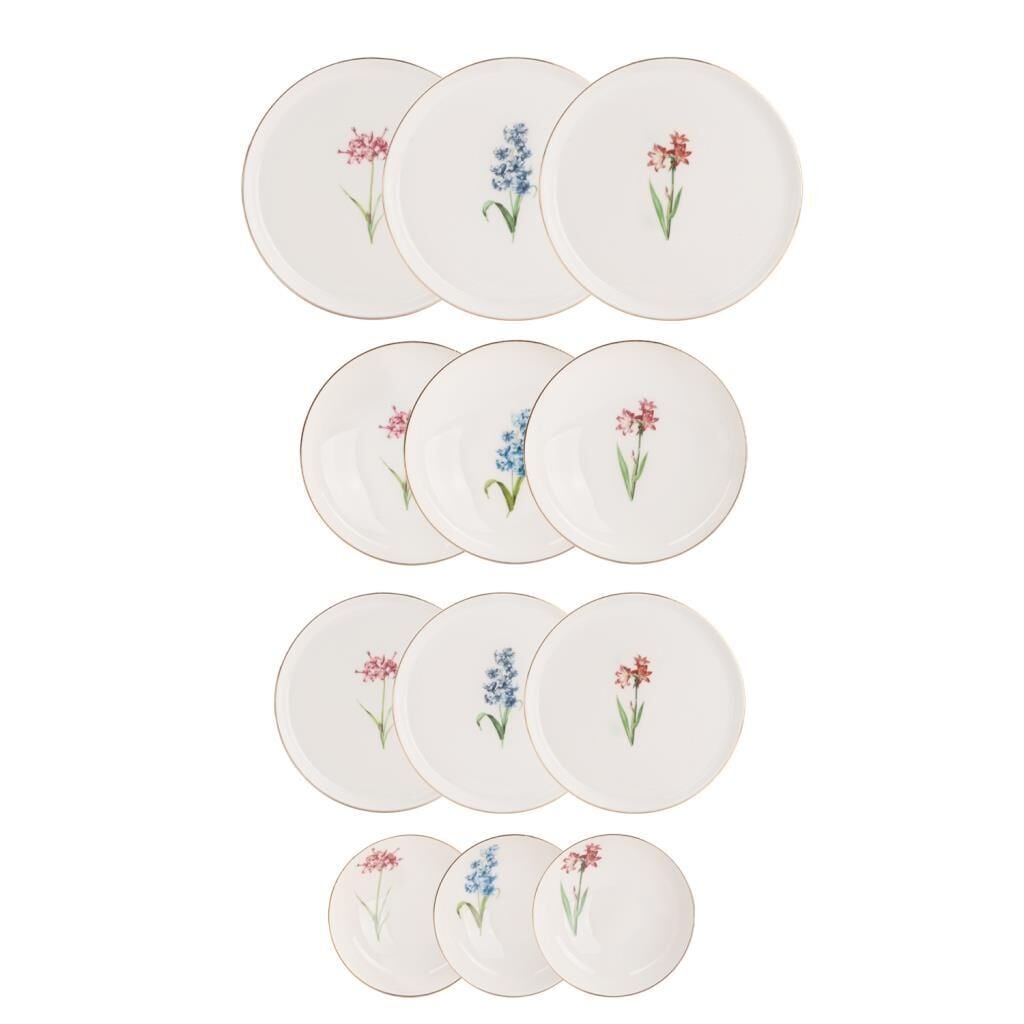 PURE FLEUR 6 KİŞİLİK 24 PARÇA YEMEK TAKIMI