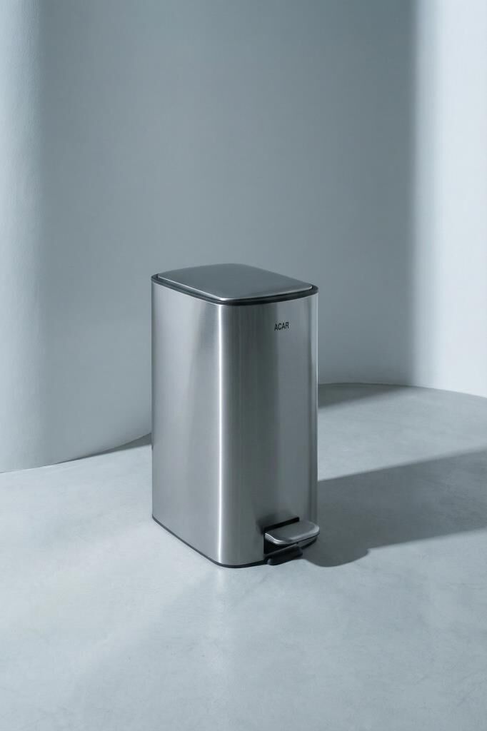 BANTIA DİKDÖRTGEN INOX ÇÖP KUTUSU 43x30x21CM 11LT