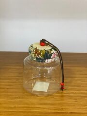 BEYAZ KAPAKLI CAM KAVANOZ 300ML