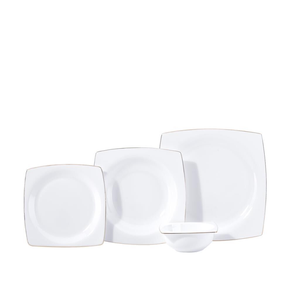 8459 BONE SELLECTION 12 KİŞİLİK 60 PARÇA YEMEK TAKIMI KARE