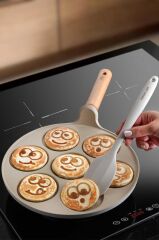 NEOFLAM FİKA PANCAKE TAVA 26CM KREM