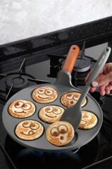 NEOFLAM FİKA PANCAKE TAVA 26CM GRİ