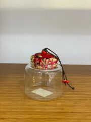 KIRMIZI KAPAKLI CAM KAVANOZ 300ML