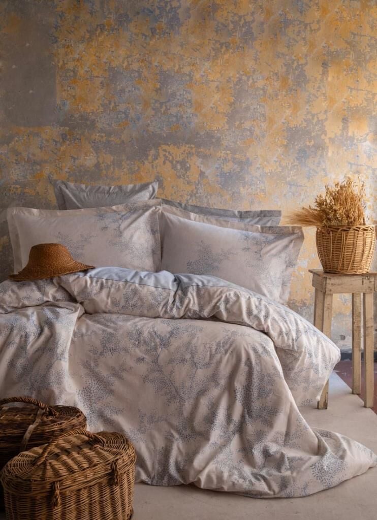 MİLA MAVİ ÇİFT KİŞİLİK PİKE TAKIMI