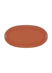 COTTA LIMOGES OVAL SERVİS TABAK TERRACOTA 43X22CM