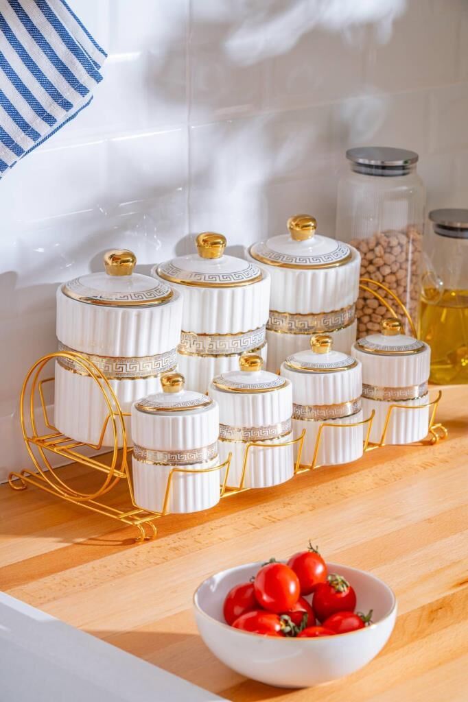 EVA GOLD STANDLI 7'Lİ BAHARAT SETİ