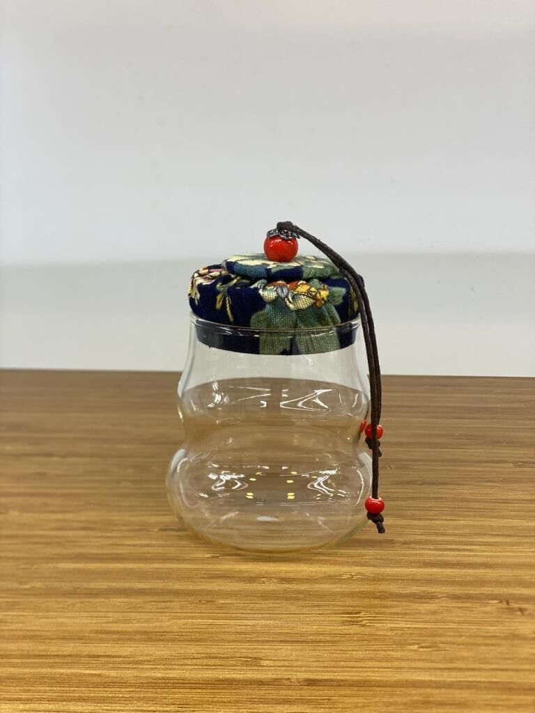 LACİVERT KAPAKLI CAM KAVANOZ 250ML