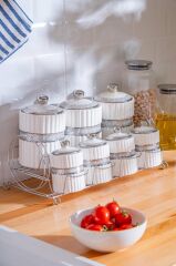 EVA GÜMÜŞ STANDLI 7'Lİ BAHARAT SETİ