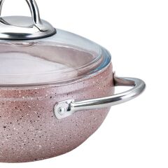 AVANOS ROSE BIO GRANİT 7 PARÇA TENCERE SETİ