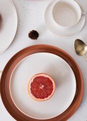 COTTA LIMOGES SERVİS TABAK TERRACOTA 27CM