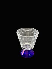 KRİSTAL AYAKLI MOR 6'LI KAHVE YANI BARDAK