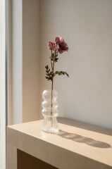 MOR GELİNCİK TEK DAL YAPAY ÇİÇEK 75CM