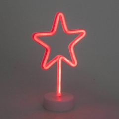NEON IŞIKLI YILDIZ DEKOR