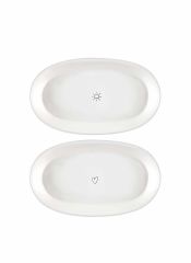 SUMMERTIME 2'Lİ OVAL SERVİS TABAK 26CM