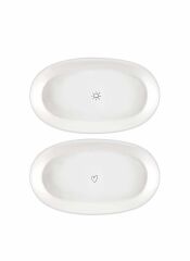 SUMMERTIME 2'Lİ OVAL SERVİS TABAK 26CM