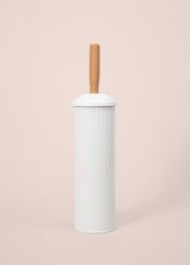 STRİPE BEYAZ TUVALET FIRÇASI