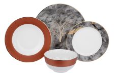 WHITNEY 6 KİŞİLİK 24 PARÇA YEMEK TAKIMI