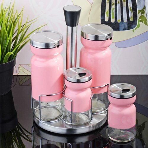 4'LÜ YAĞLIK/SİRKELİK DÖNEN (PEMBE)