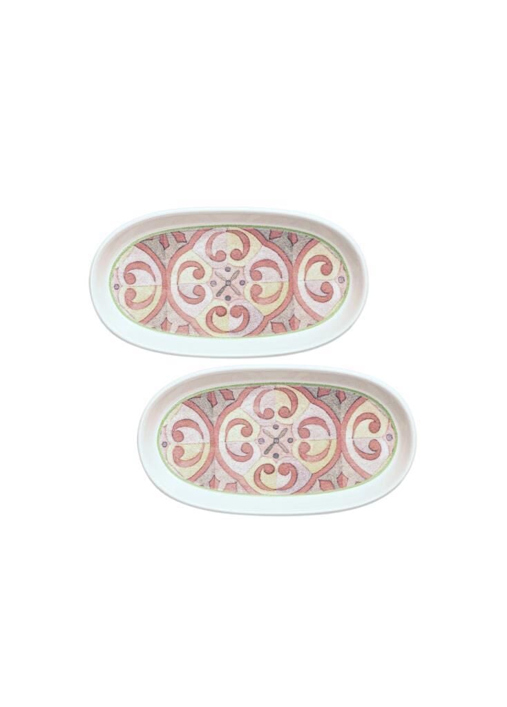 DOLCE VITA 2'Lİ OVAL SERVİS TABAK 21CM