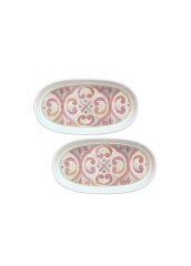DOLCE VITA 2'Lİ OVAL SERVİS TABAK 21CM