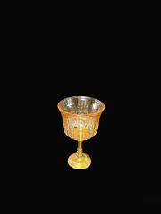 AMBER ALTIN AYAKLI TEKLİ KAHVE YANI BARDAK