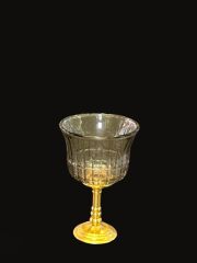 FÜME ALTIN AYAKLI TEKLİ KAHVE YANI BARDAK