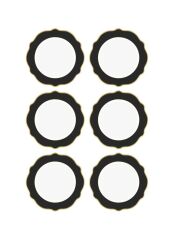 JASWELY SİYAH 6'LI PASTA TABAK 21CM