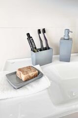 BİGA 5 PARÇA BANYO SETİ GRİ