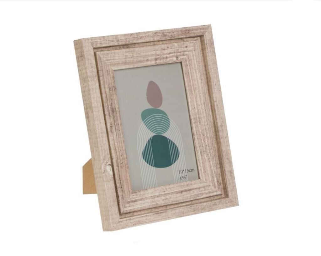 AHŞAP BEJ ÇERÇEVE 10X15CM