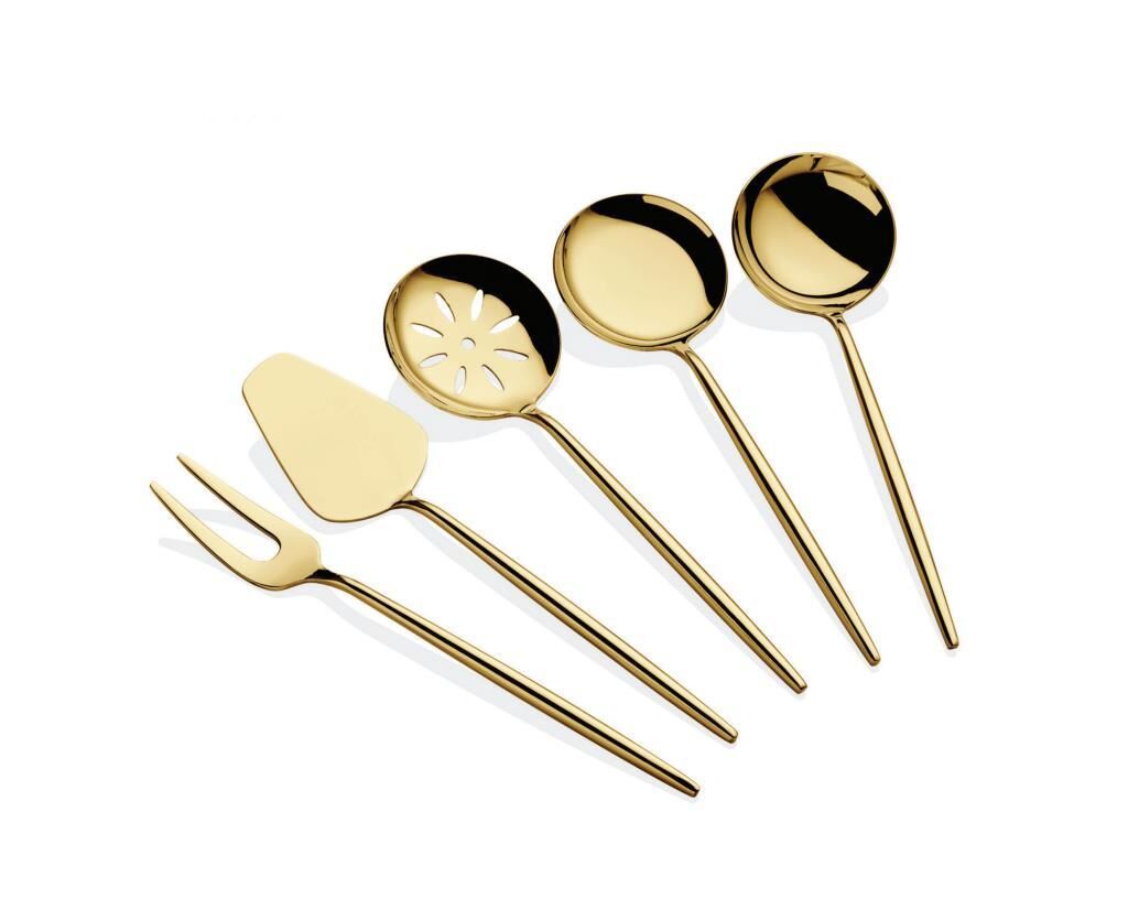 ALMERİA GOLD 5 PARÇA SOS SERVİS SETİ