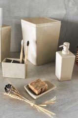 BİGA 5 PARÇA BANYO SETİ BEJ