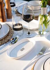 DAILY TUNES 4'LÜ OVAL TABAK 17CM