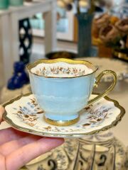 HERITAGE MAVİ TEK KİŞİLİK TÜRK KAHVESİ FİNCANI